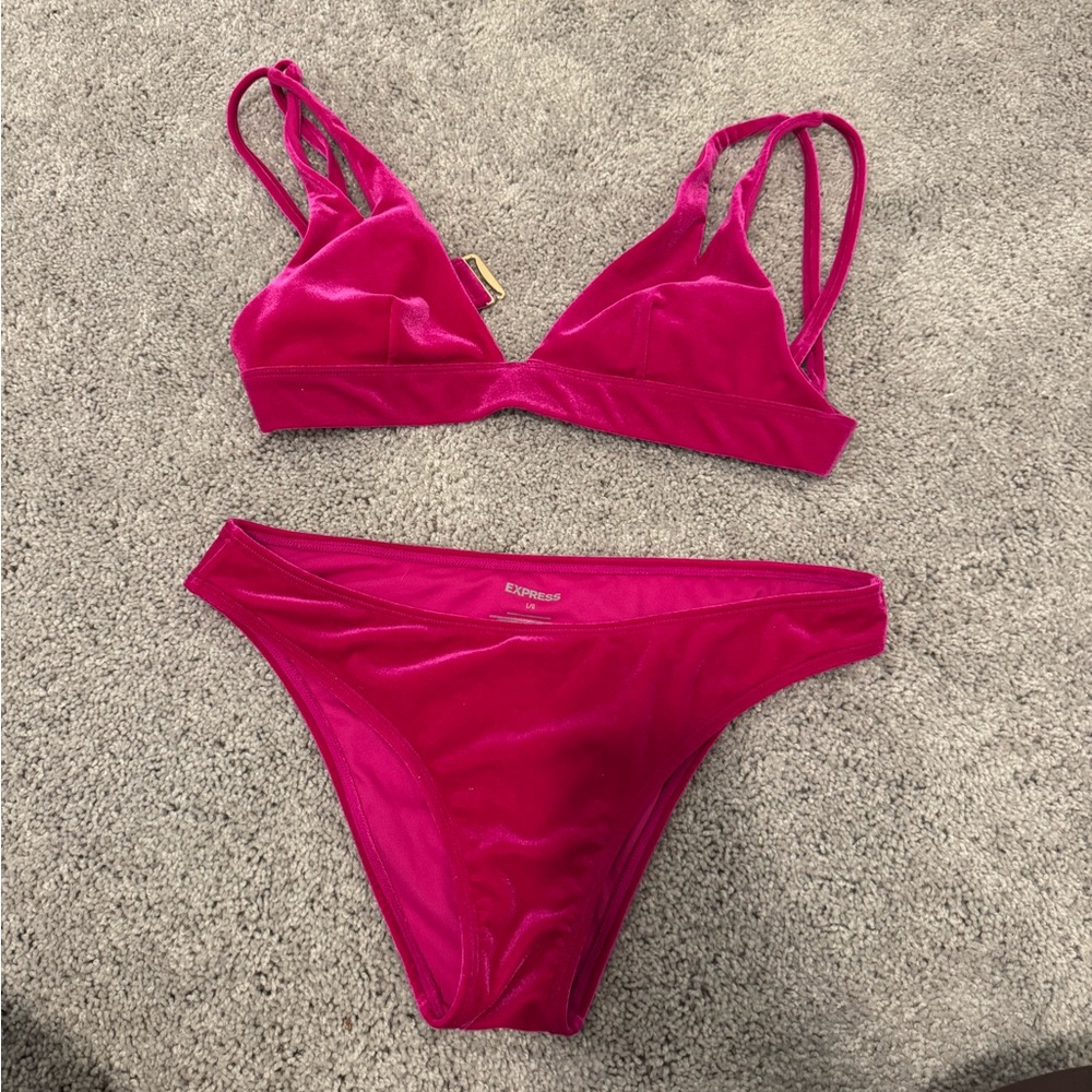 Express Fuchsia Bikini Set